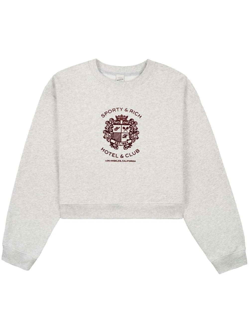 Hotel crest-motif sweatshirt - 1