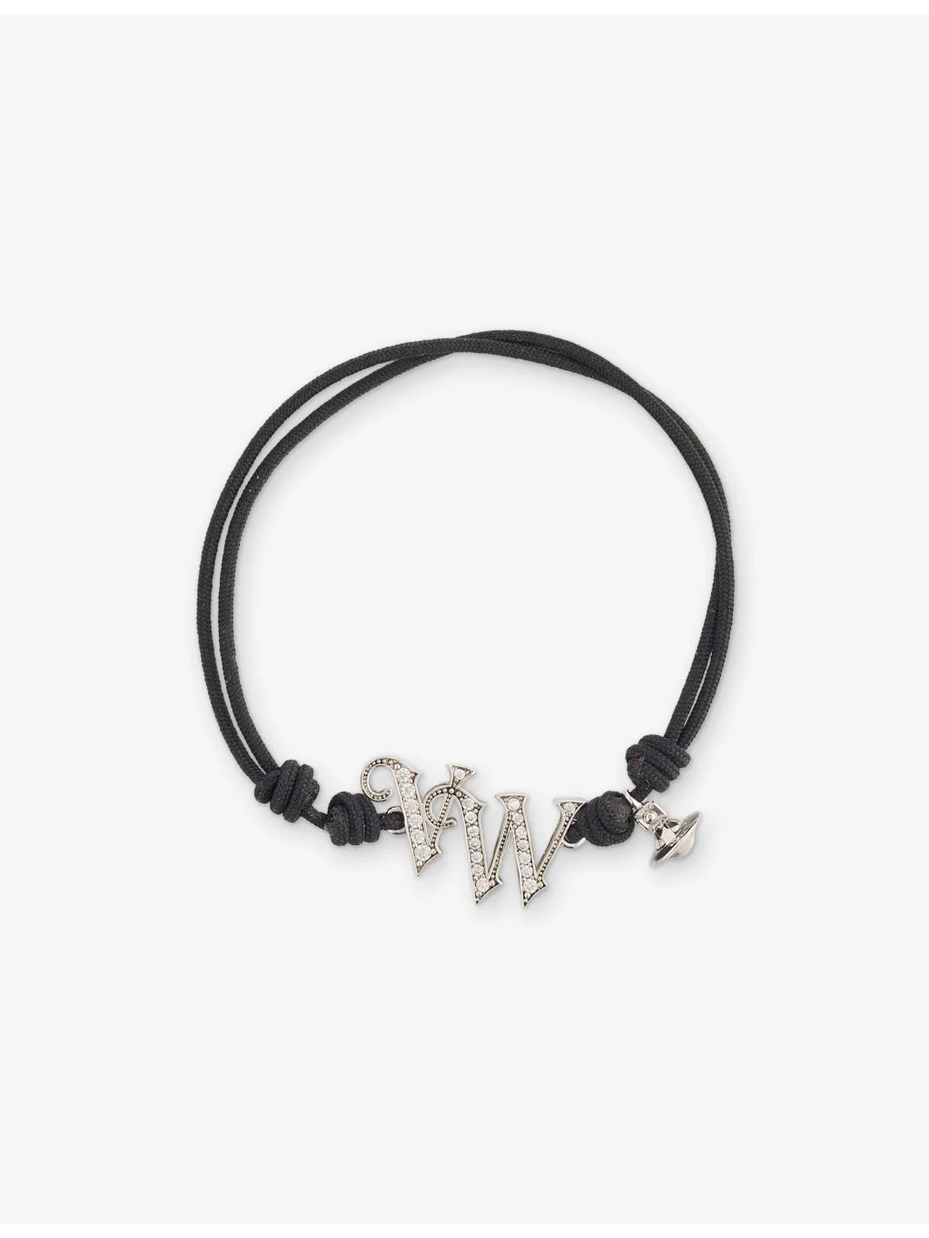 VW Logo Brass And Cord Bracelet - 1
