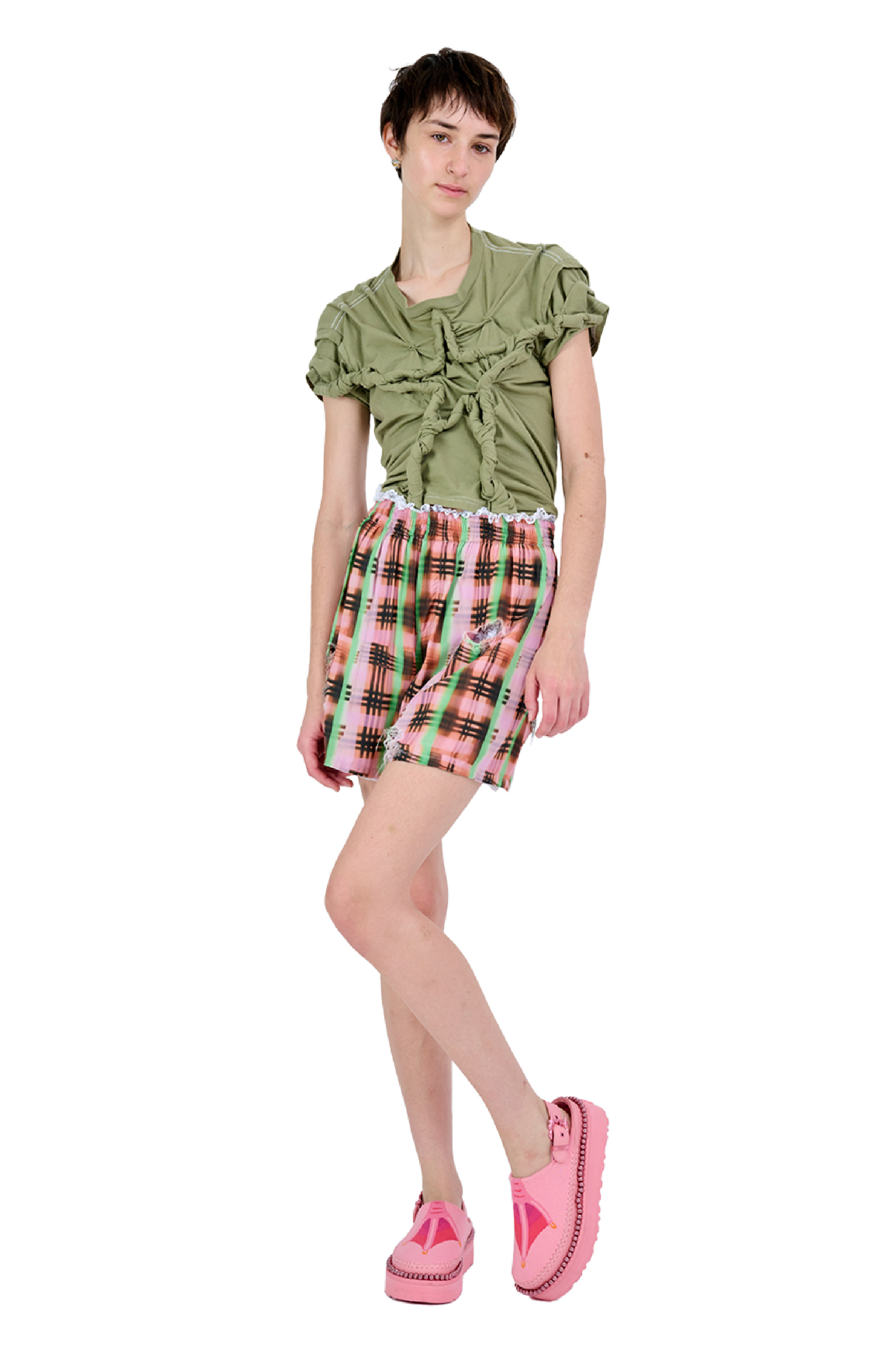 REGENERATIVE PLAID ODEON BOXER - 13