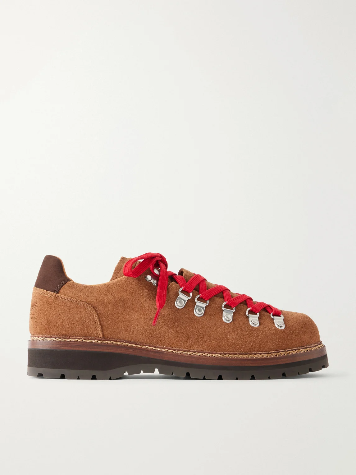Logo-Debossed Suede Hiking Boots - 1