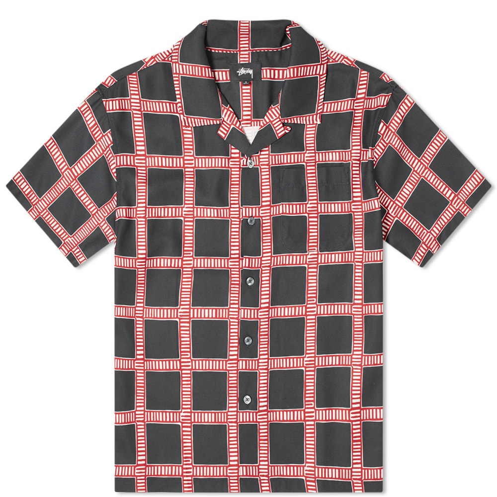 Stussy Hand Drawn Plaid Shirt - 1