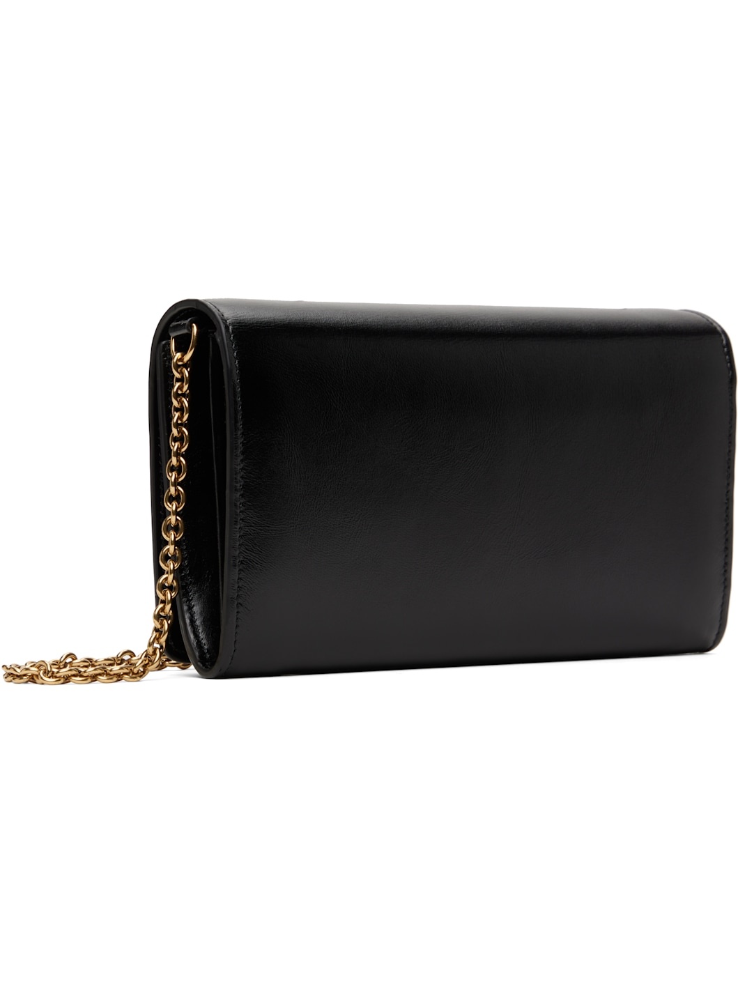 Black 'Chloé Iconic Flap Wallet On Chain' Bag - 3