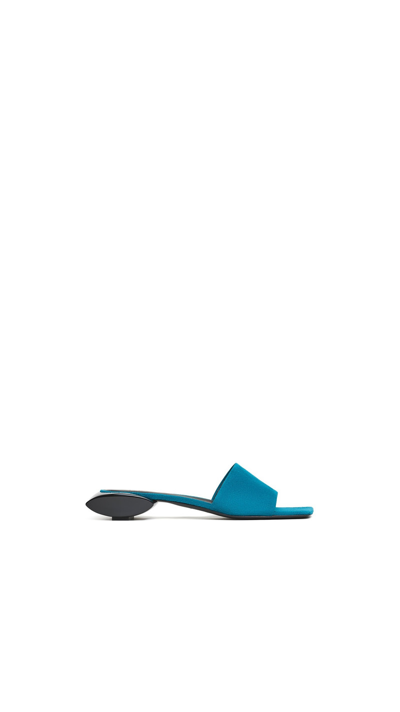 ELLIPSE MULES IN SUEDE 1