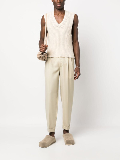 MAGLIANO pleated straight-leg trousers outlook