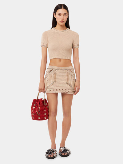 Paco Rabanne CROCHET TOP WITH PEARLS outlook