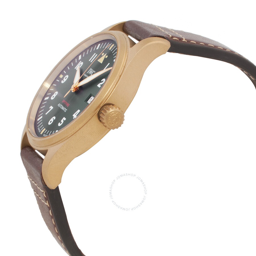 IWC Pilot Spitfire Automatic Green Dial Men's Watch IW326806 - 2