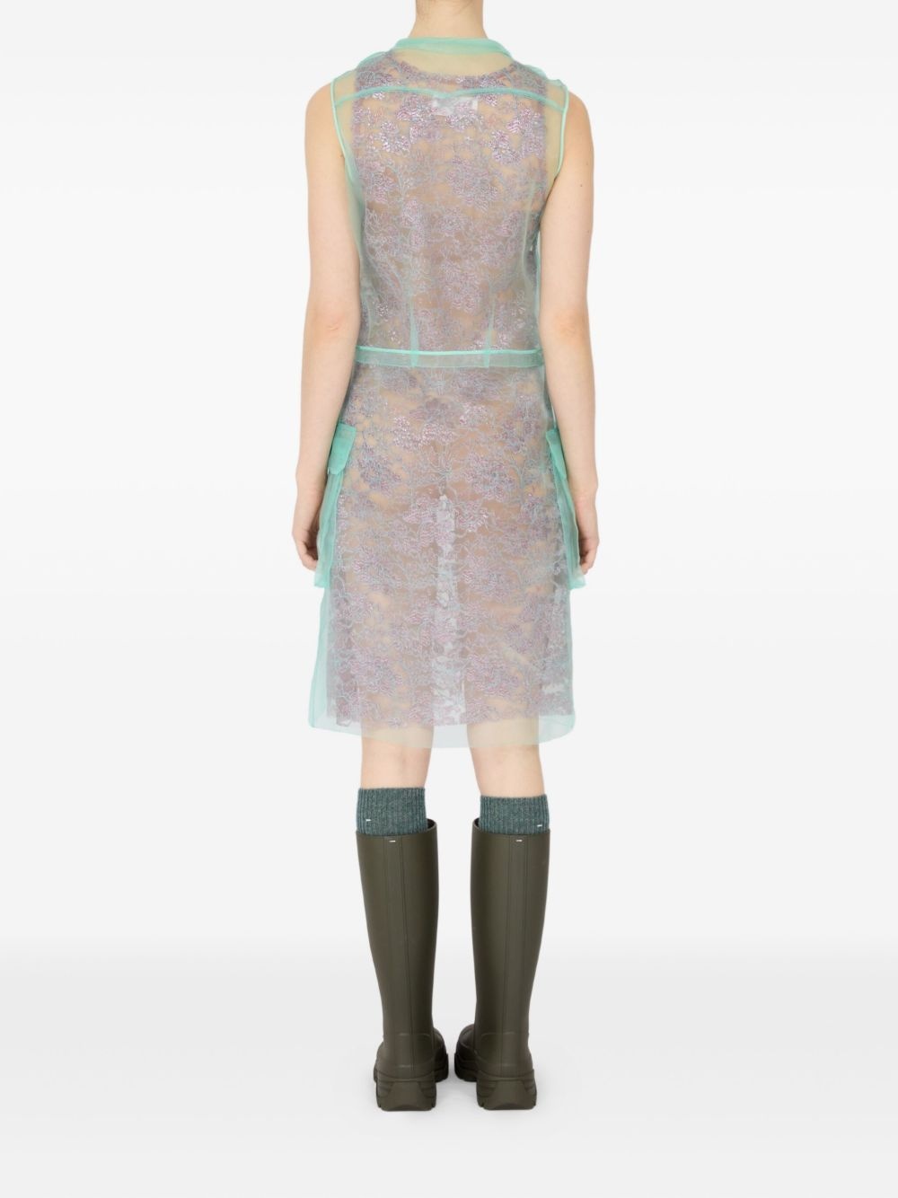 layered mini dress - 5