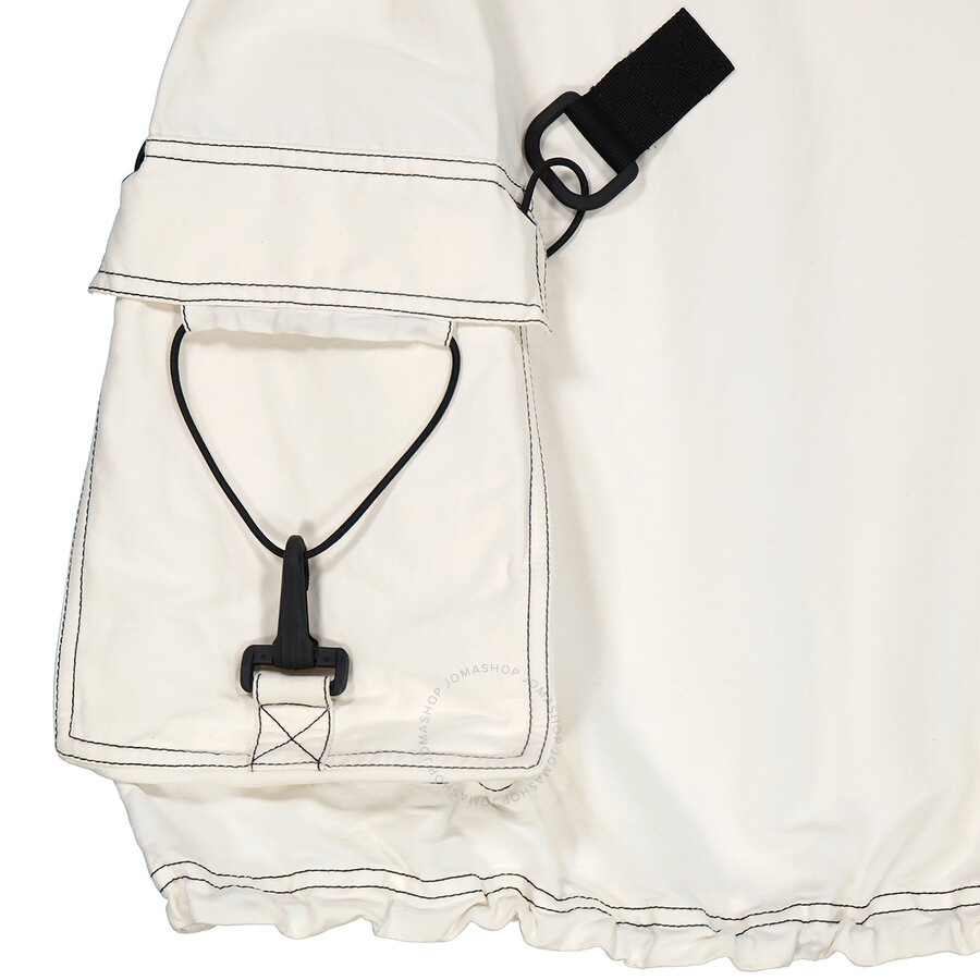 Stella McCartney Ladies Cream Sleeveless Belted Mini Dress - 8