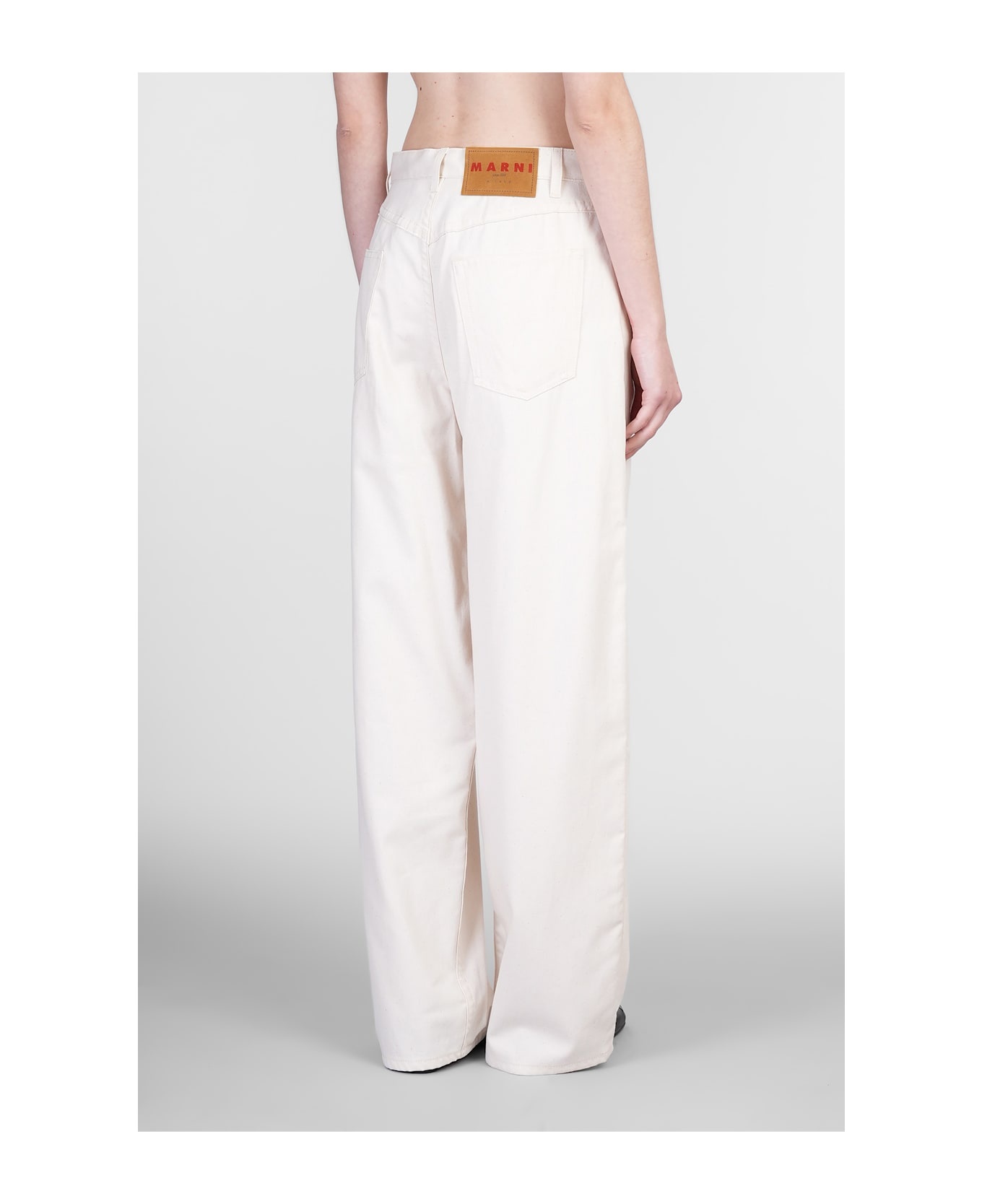 Pants In Beige Cotton - 3