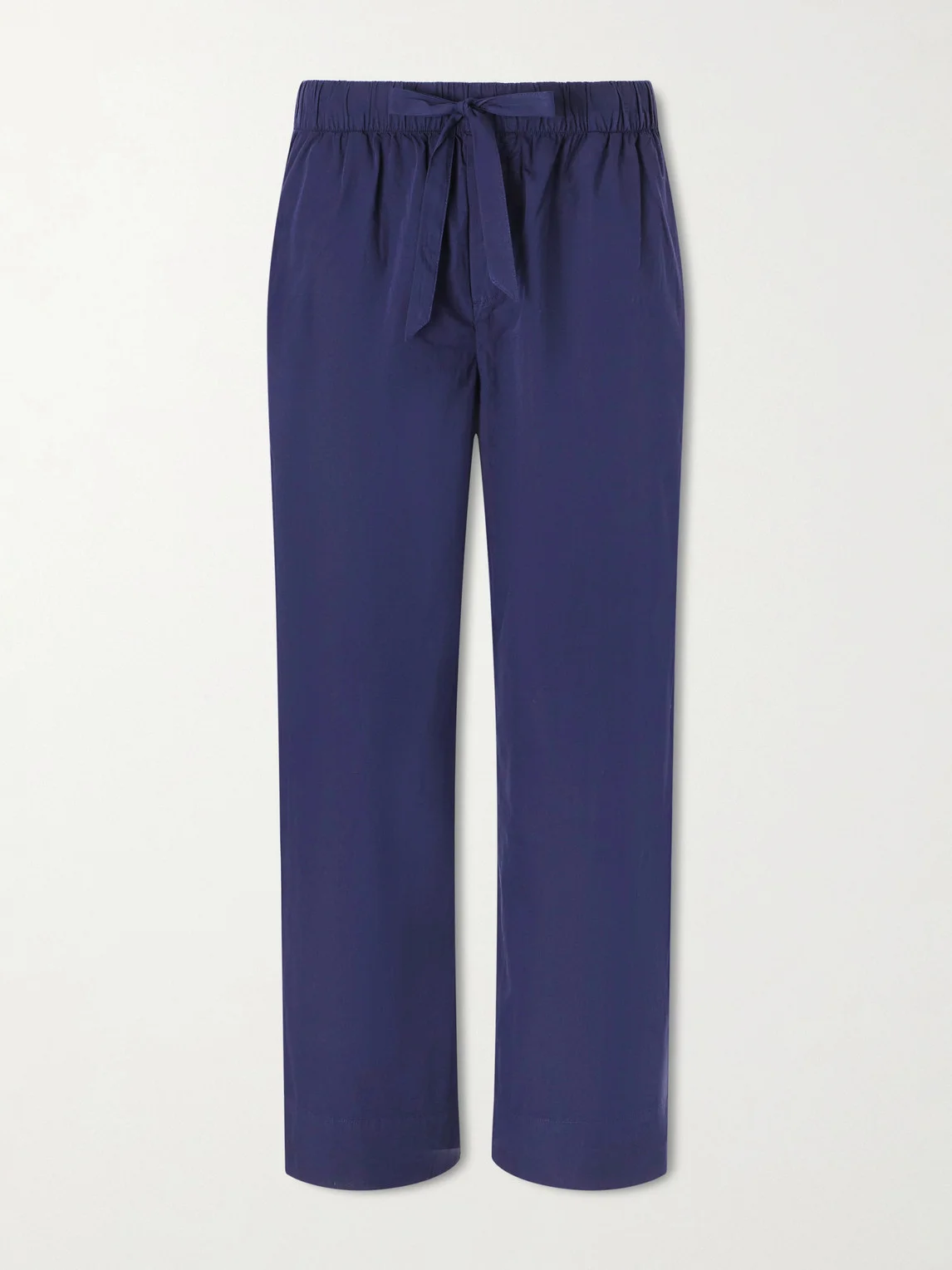 Straight-Leg Organic Cotton-Poplin Pyjama Trousers - 1