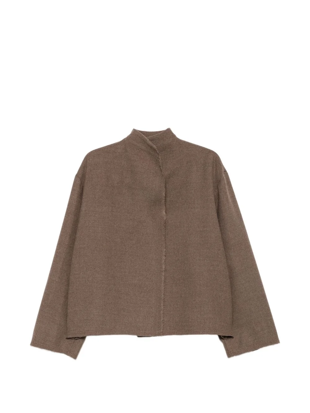 long-sleeve high-neck jacket - 1