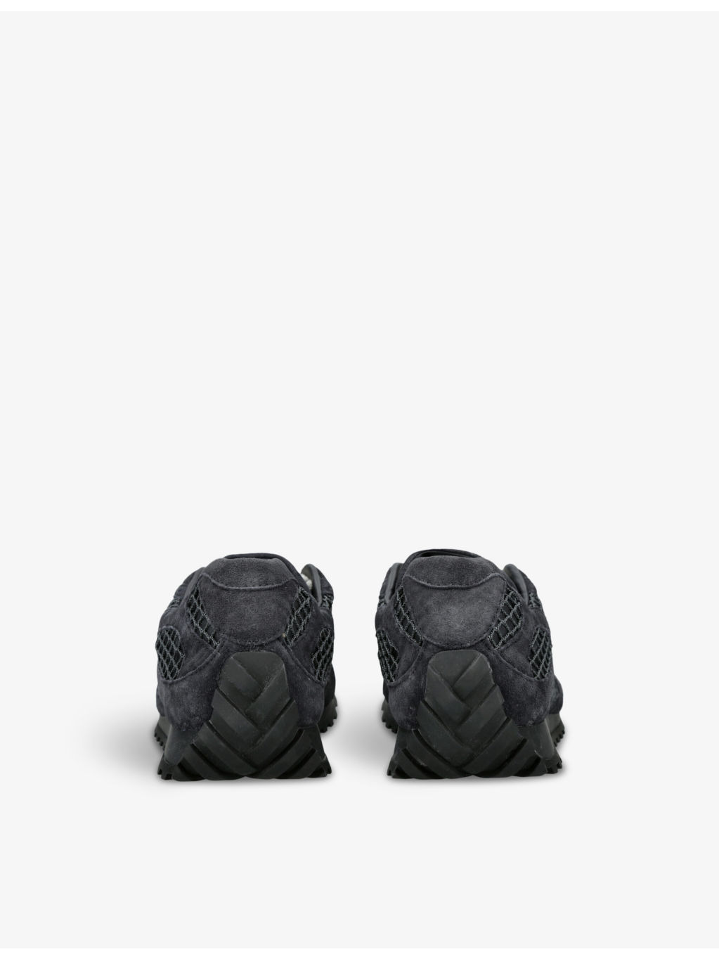 Orbit suede and mesh low-top trainers - 4
