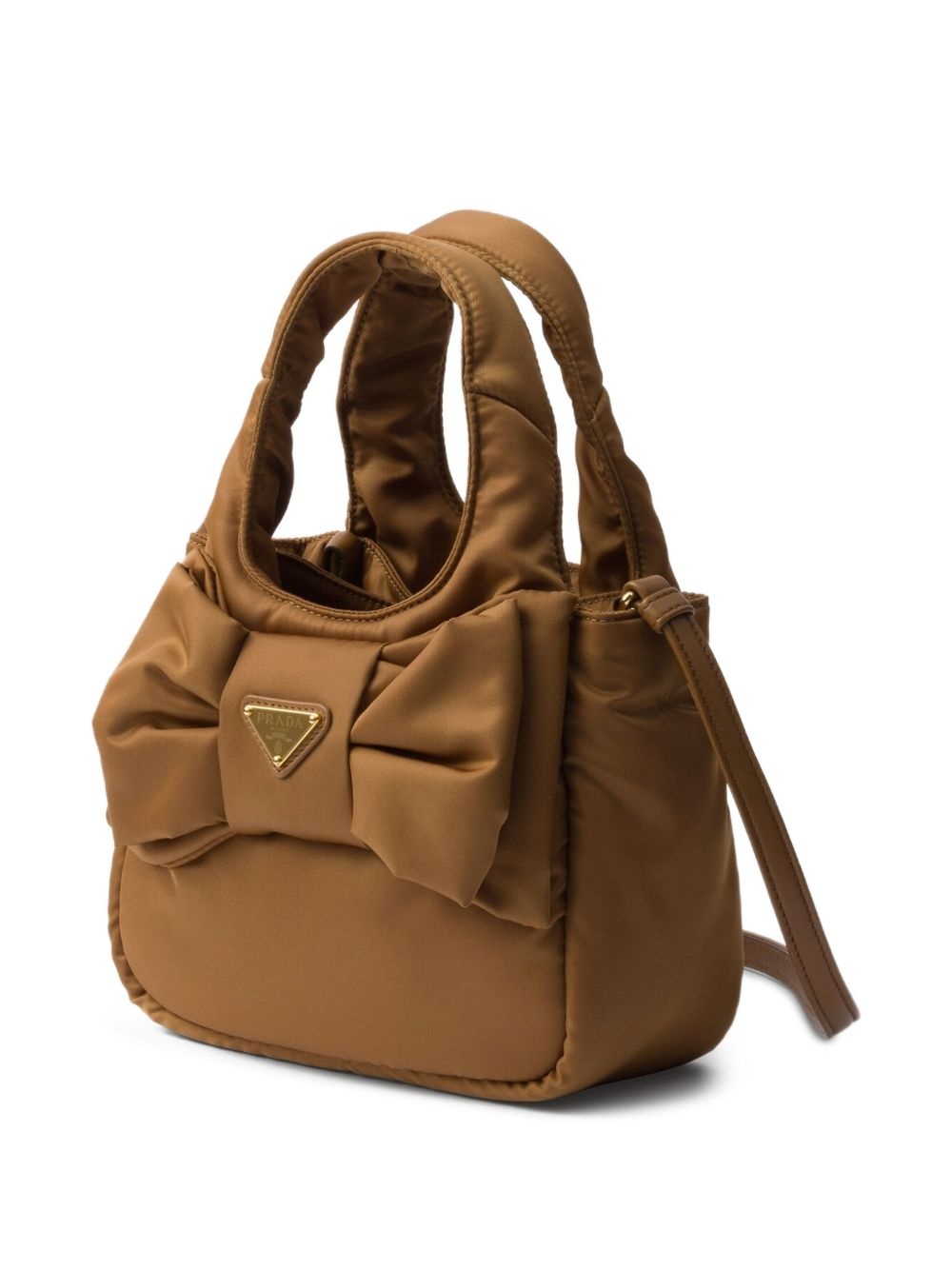 Re-Nylon bow-detail mini bag - 3
