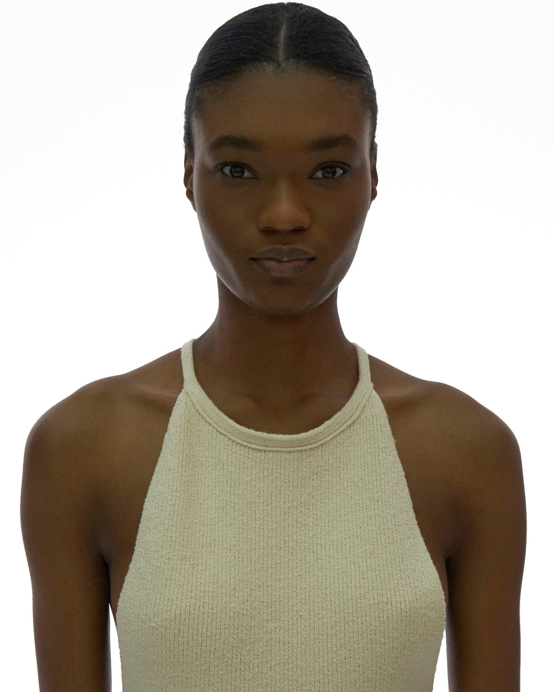 BEADED RIB TANK DRESS - 7