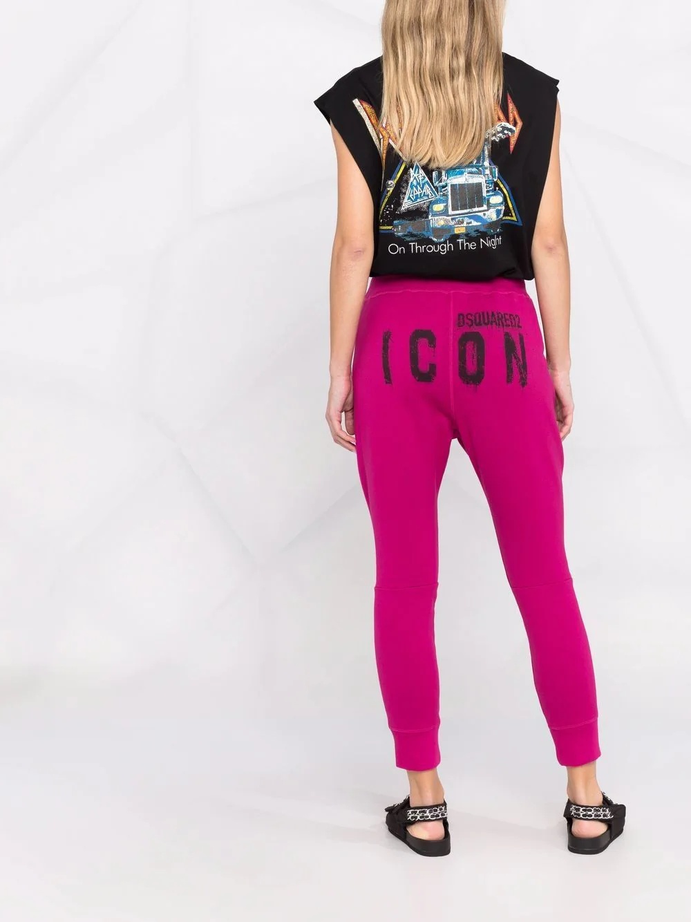 Icon-print track pants - 6