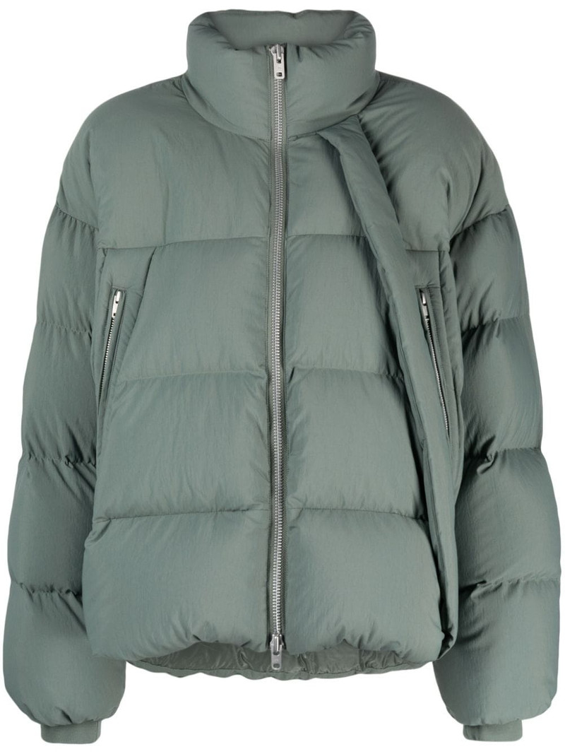 x Y-3 asymmetric puffer jacket 1