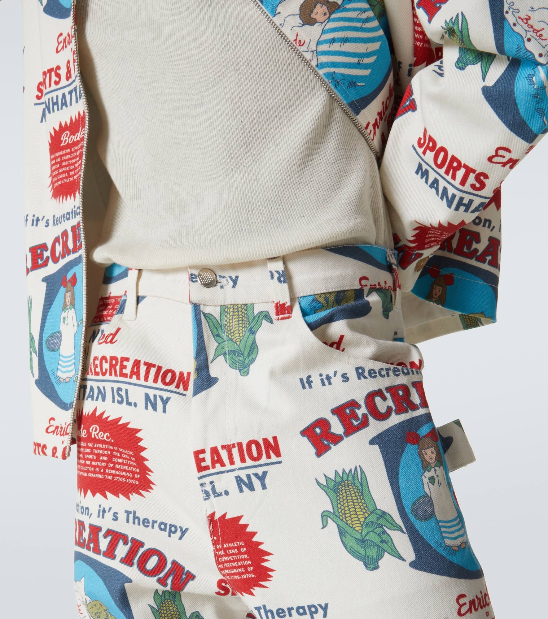 Enrichment Knolly Brook cotton straight pants - 5