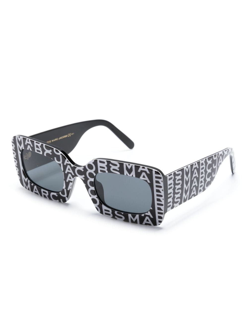 Monogram rectangular-frame sunglasses - 2