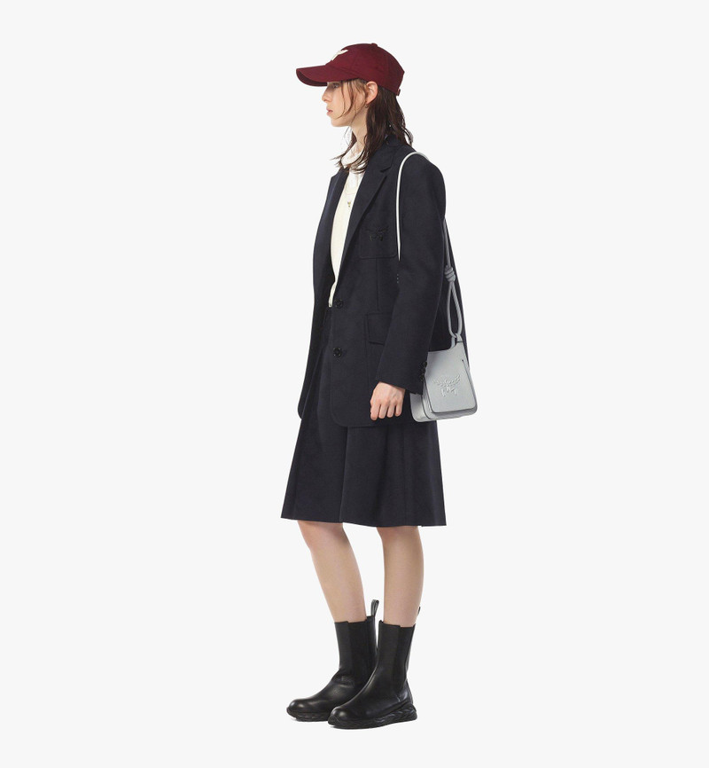 Himmel Hobo in Embossed Logo Leather 6