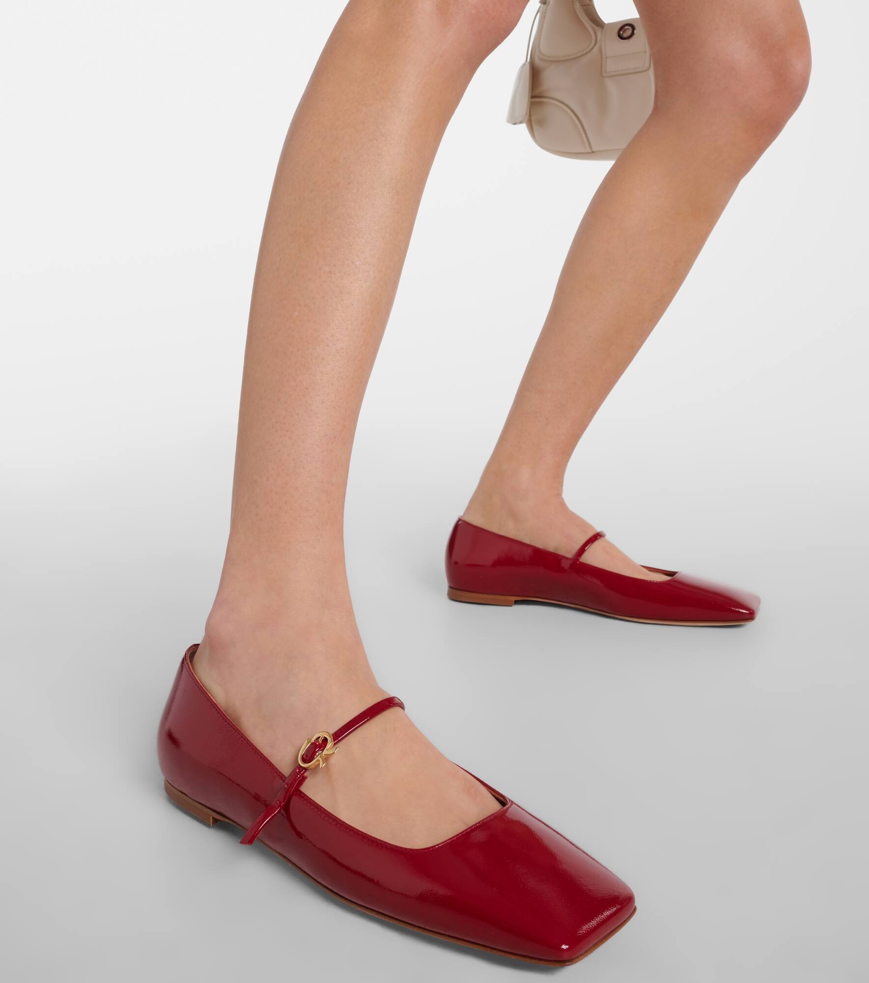 Christina patent leather Mary Jane flats - 4