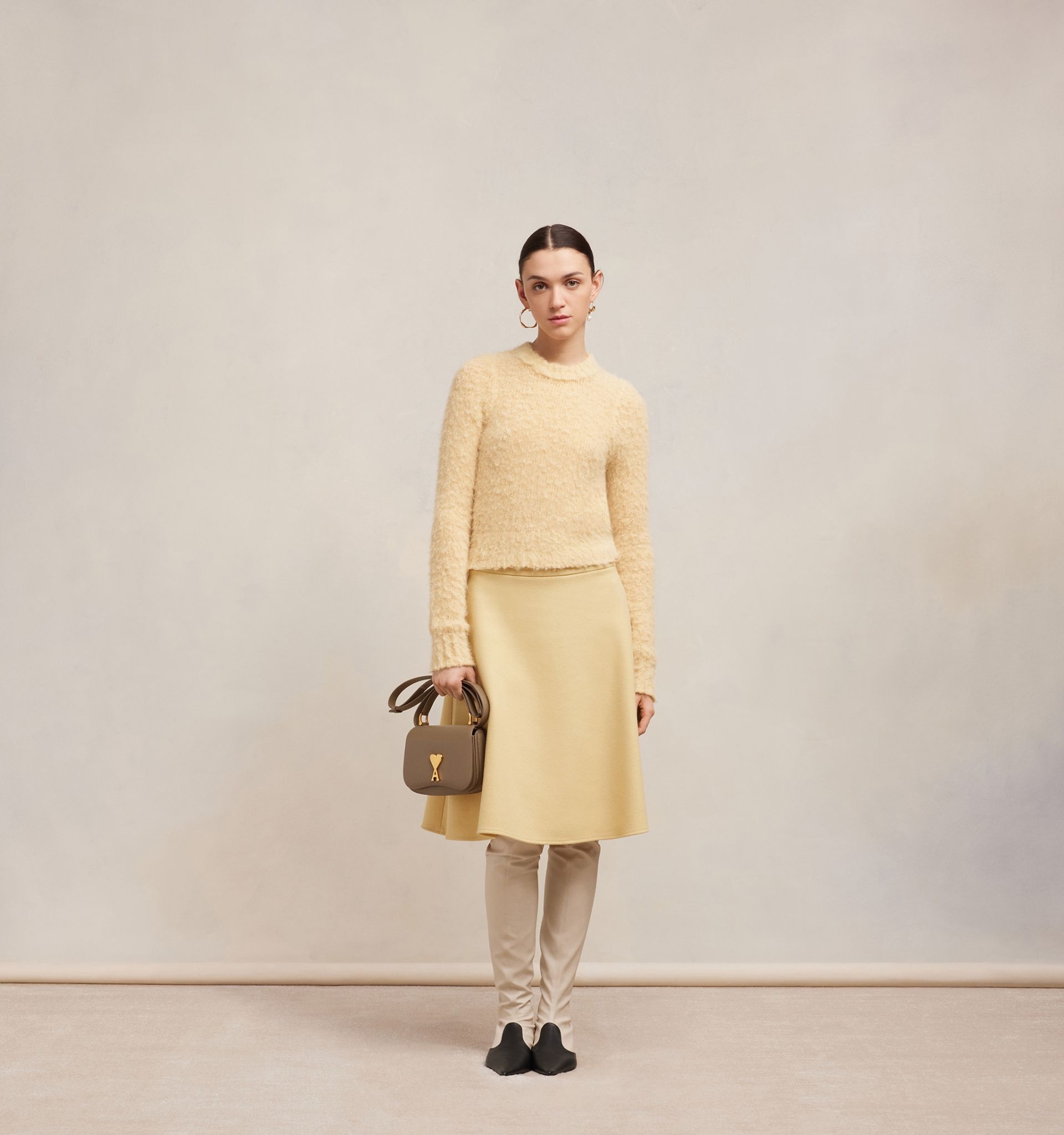 A Line Midi Skirt - 3