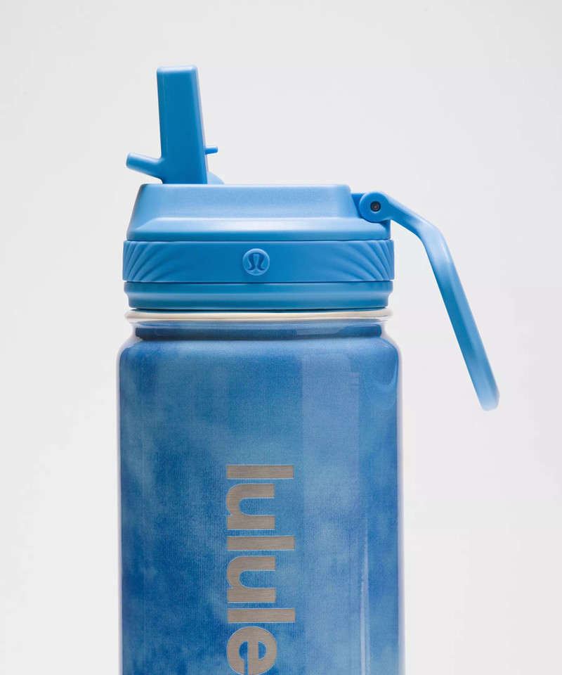 lululemon Back to Life Sport Bottle 18oz Straw Lid *Print outlook