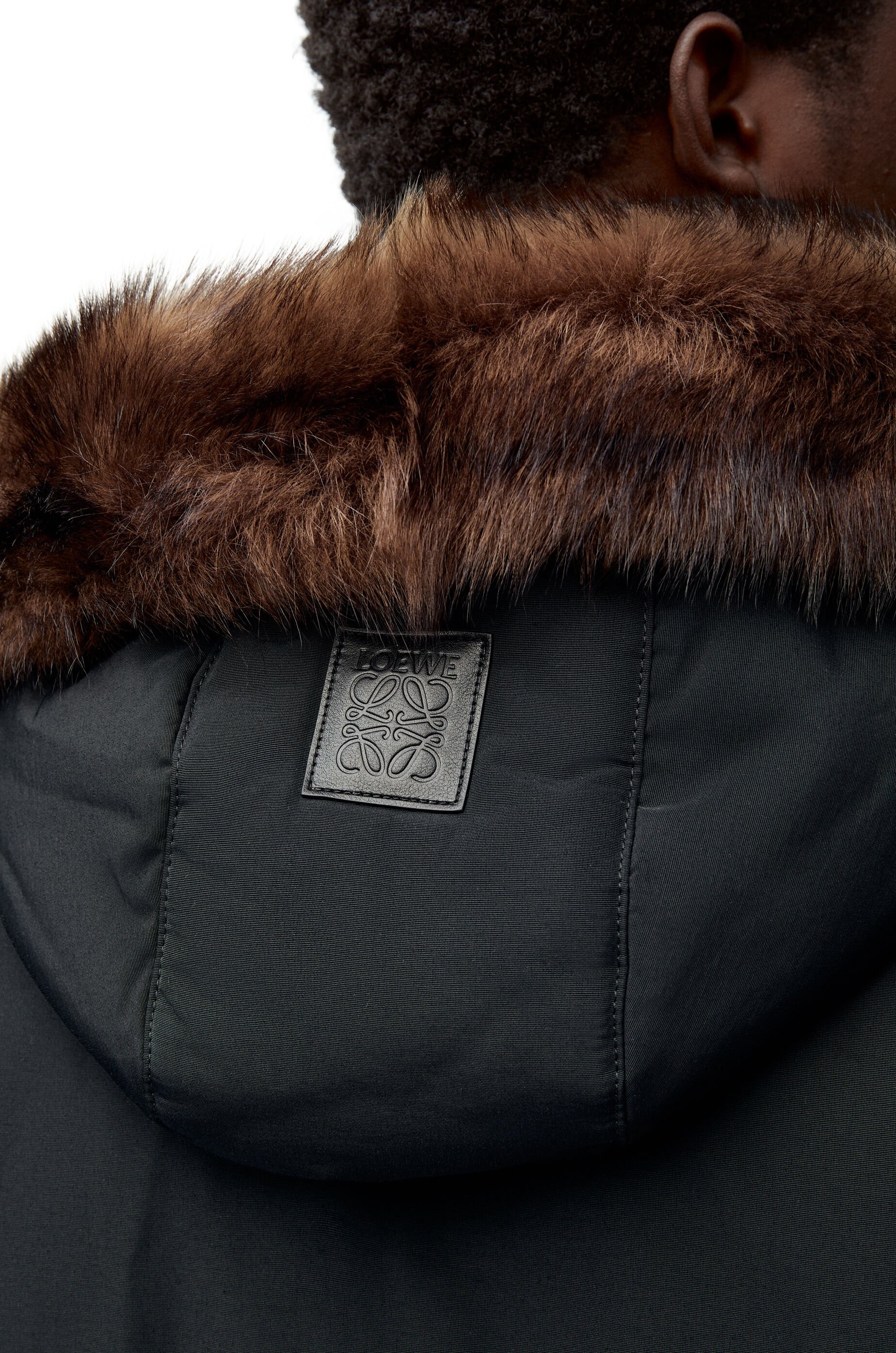 Puffer jacket in technical cotton - 5