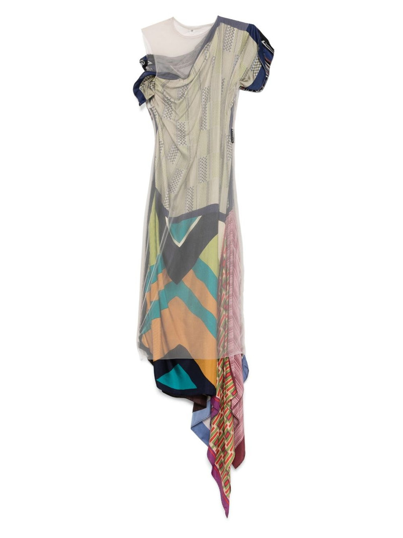 silk-scarves midi dress 1
