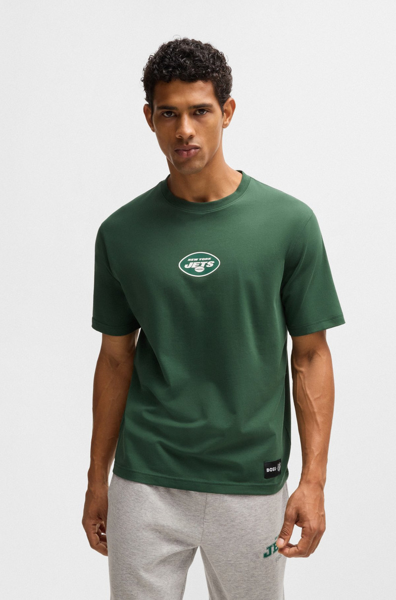 BOSS X NFL STRETCH-COTTON T-SHIRT WITH SPECIAL BRANDING 2