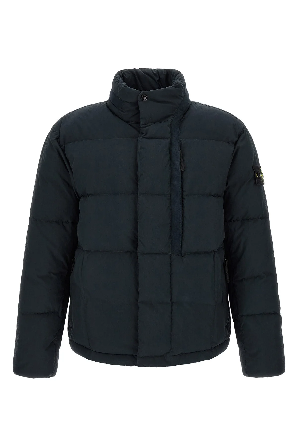 ' Imb Piuma Rds' Down Jacket With Logo Badge - 1