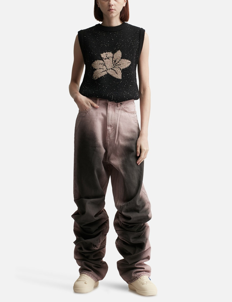 lesugiatelier MERINO WOOL BLENDED FLOWER VEST outlook