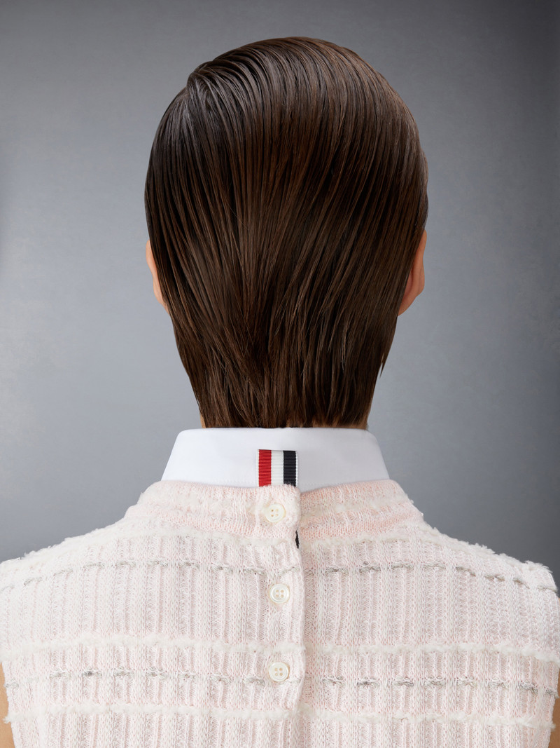 SEERSUCKER KNIT TWEED JACQUARD SHELL TOP 5