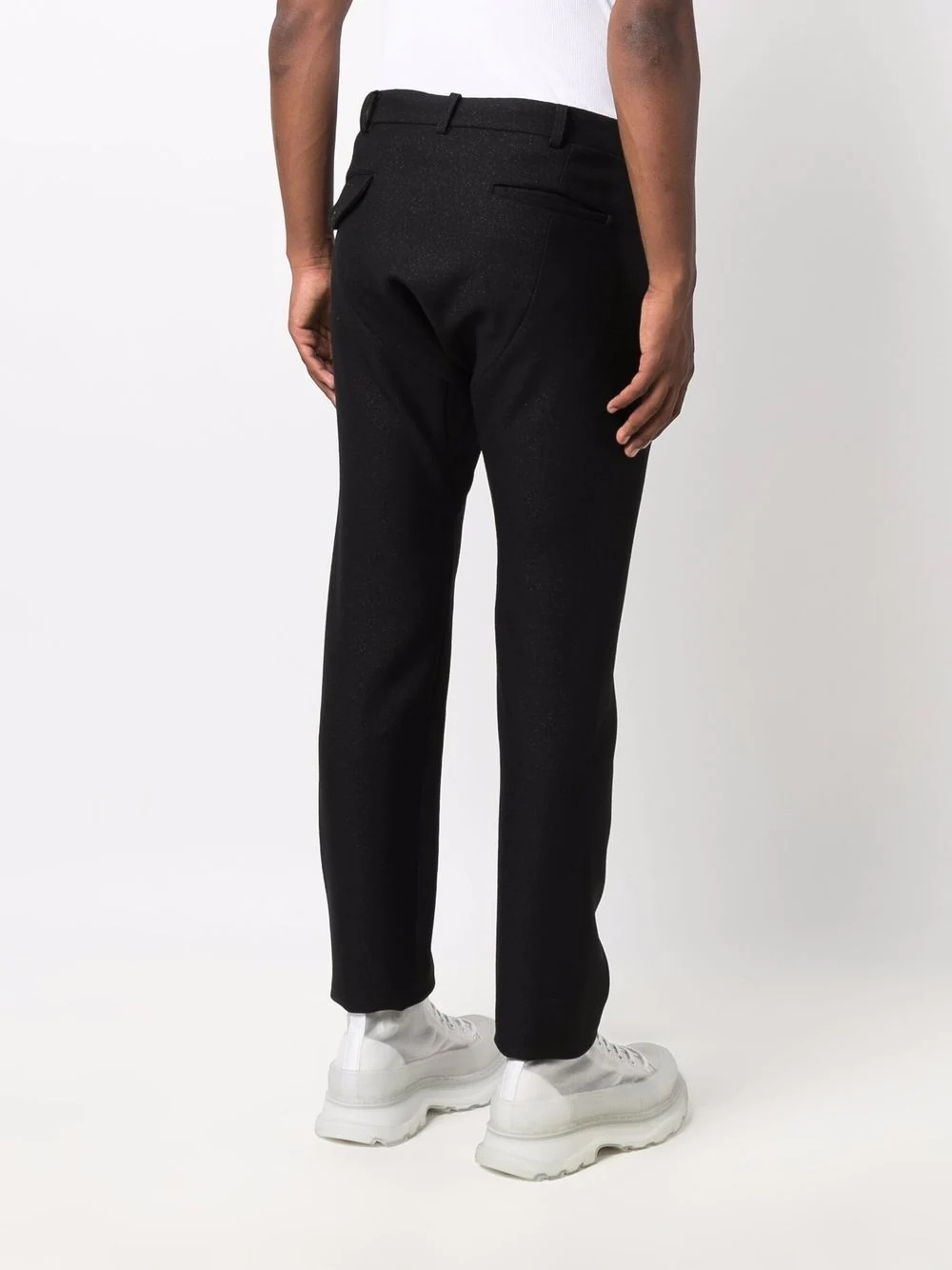 slim-cut trousers - 4