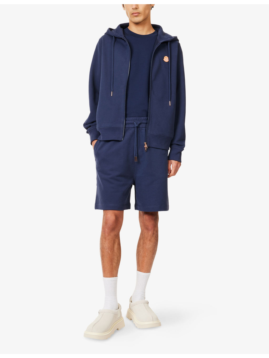 Moncler x Gilga Farm By Donald Glover Logo-Patch Relaxed-Fit Cotton-Jersey Shorts - 2