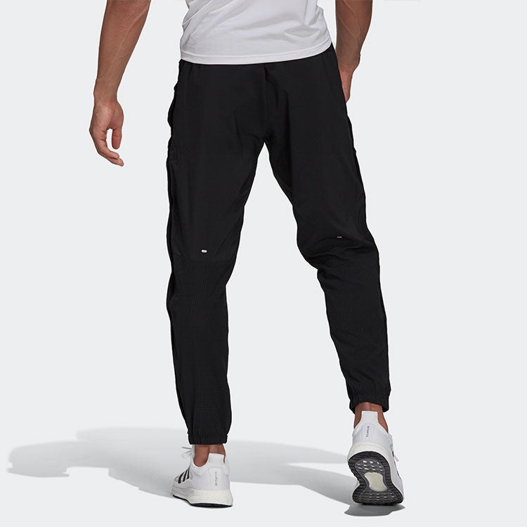 Men's adidas Fast Snap Pant Running Sports Pants/Trousers/Joggers Black GT9750 - 3