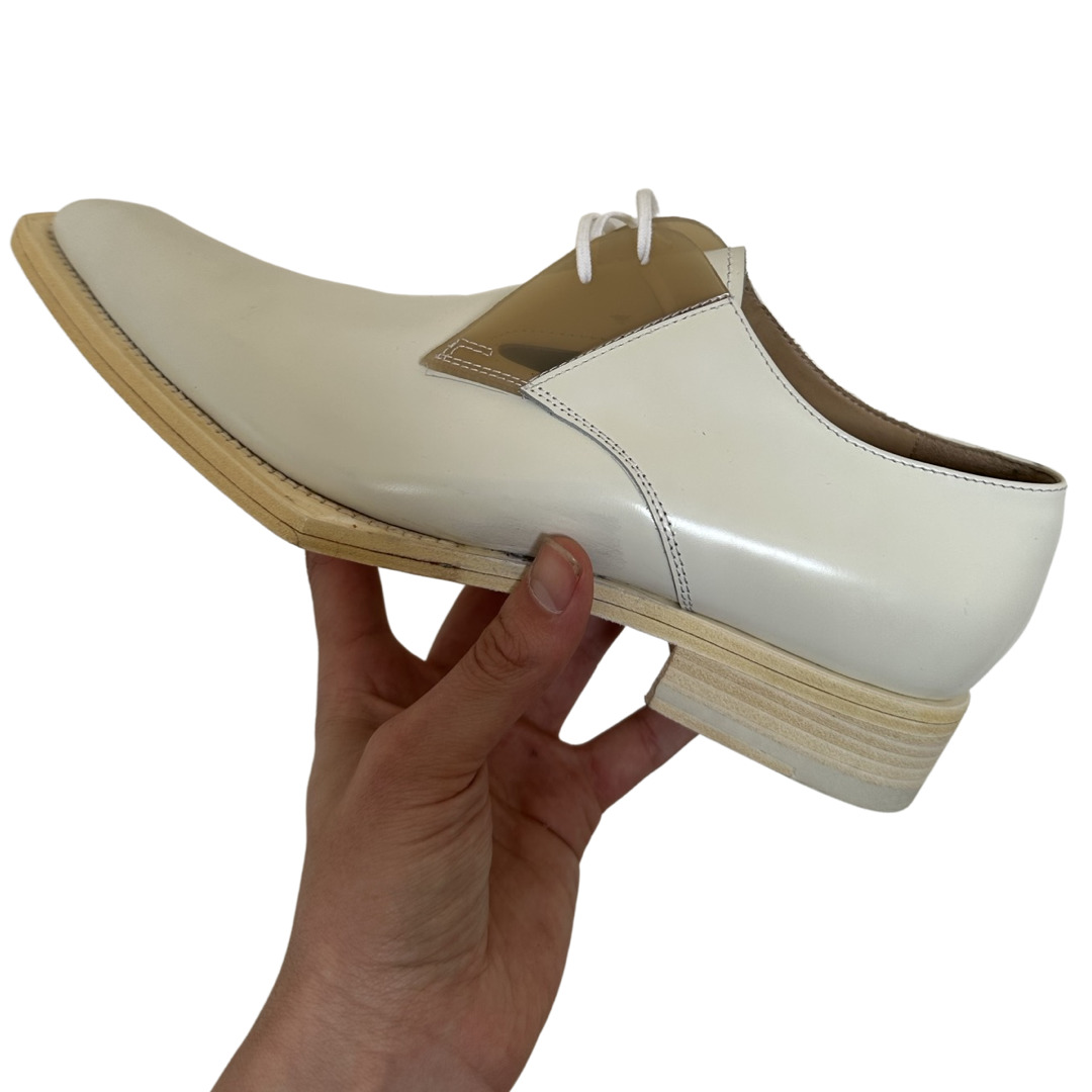 Helmut Lang White Dress Shoes SS05 Sz 9 - 2
