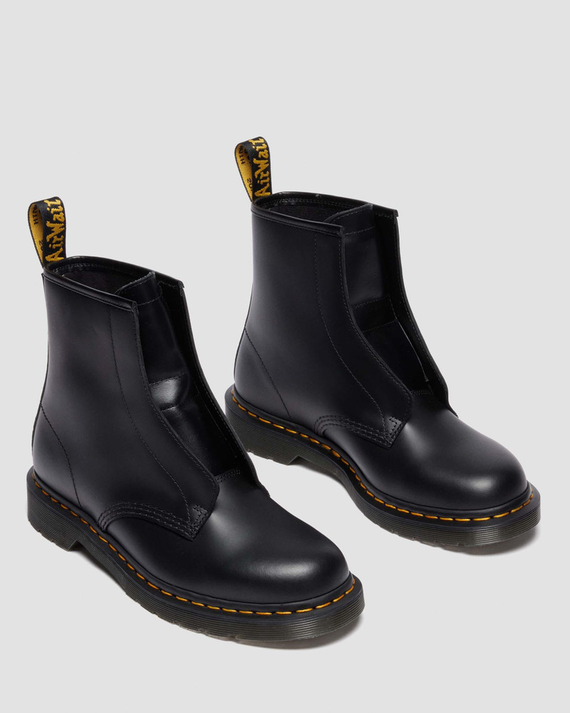 1460 LACELESS Smooth Leather Slip On Boots 5