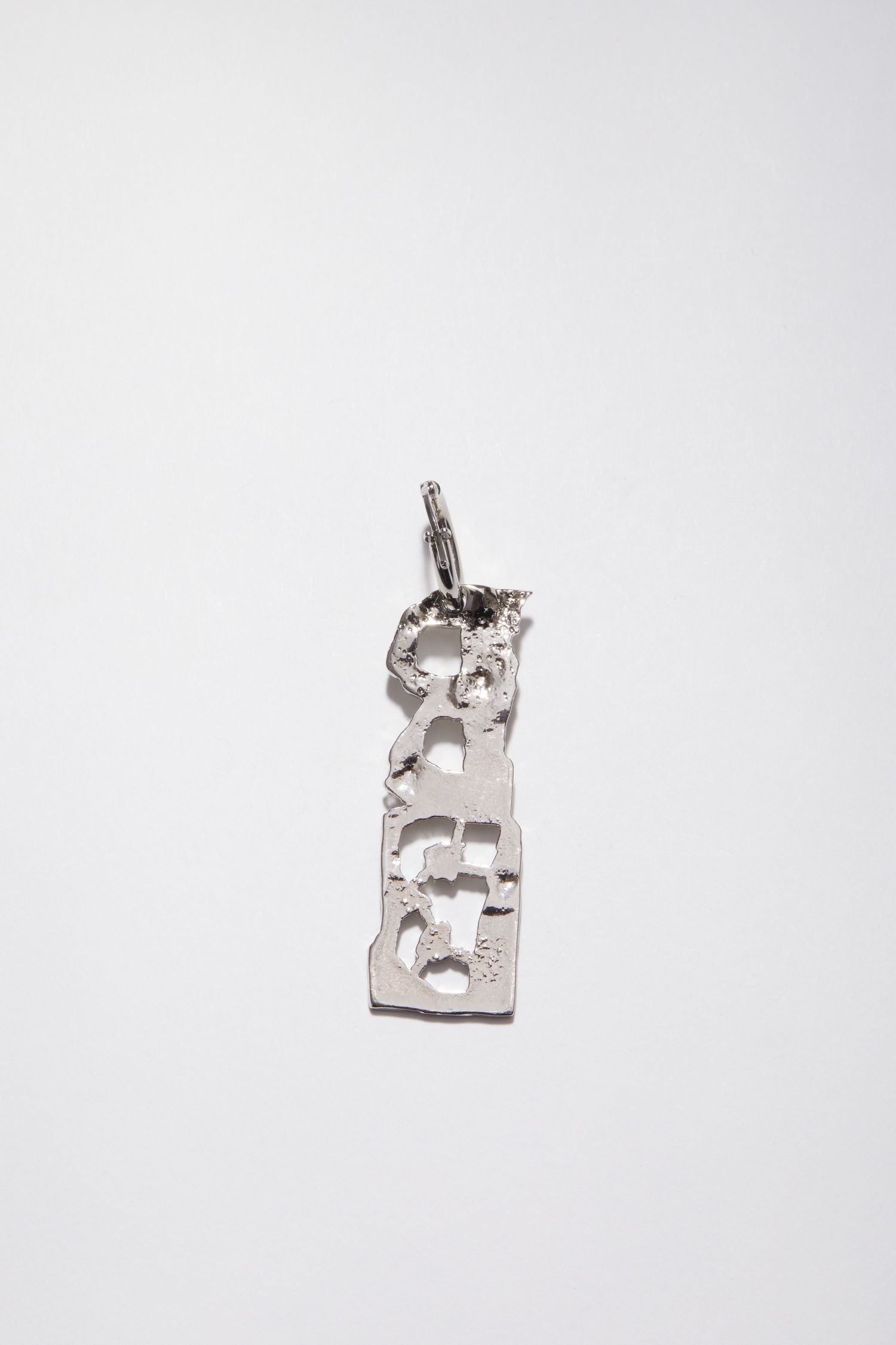 B earring - Silver - 2