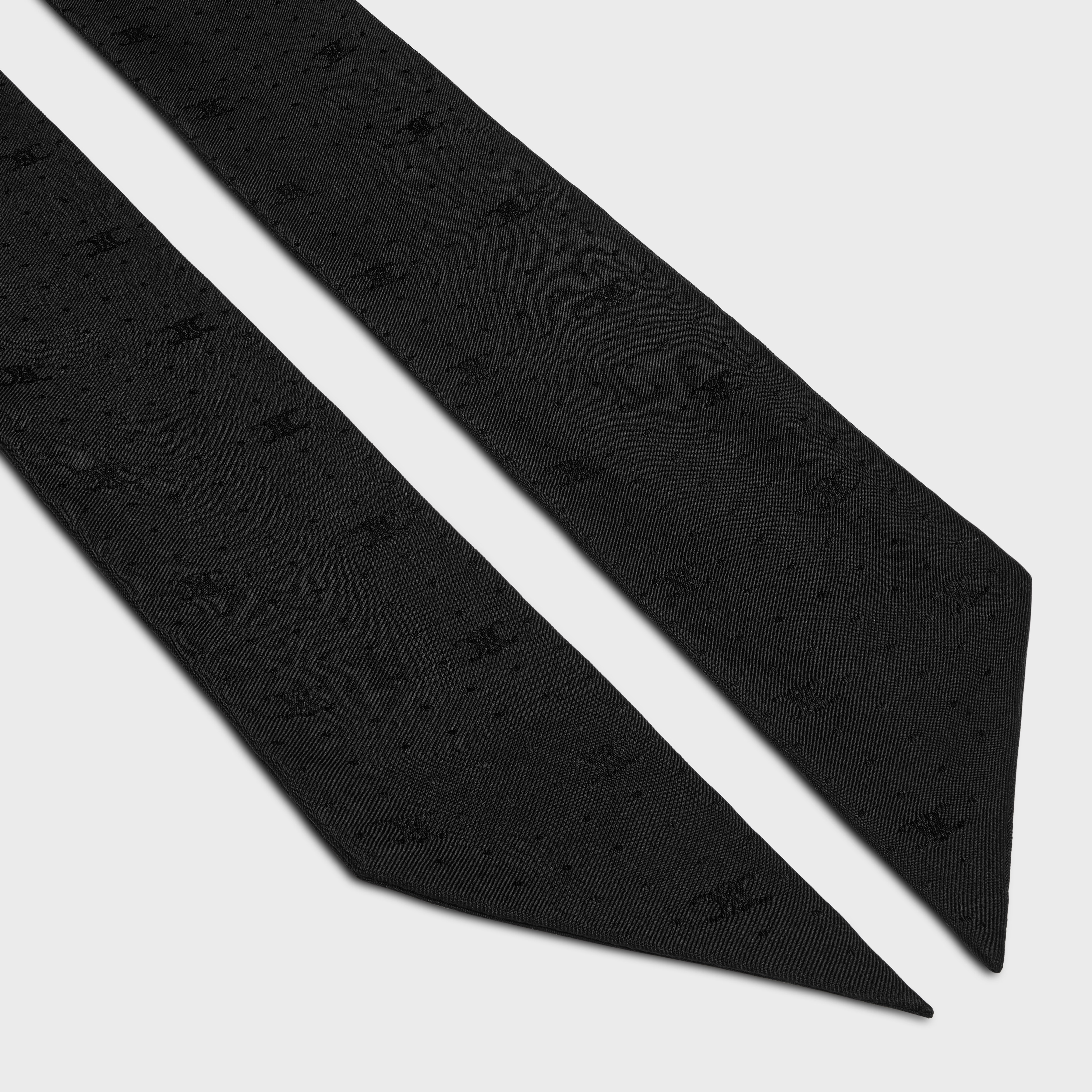 lavalliere in mini polka dots silk twill - 4