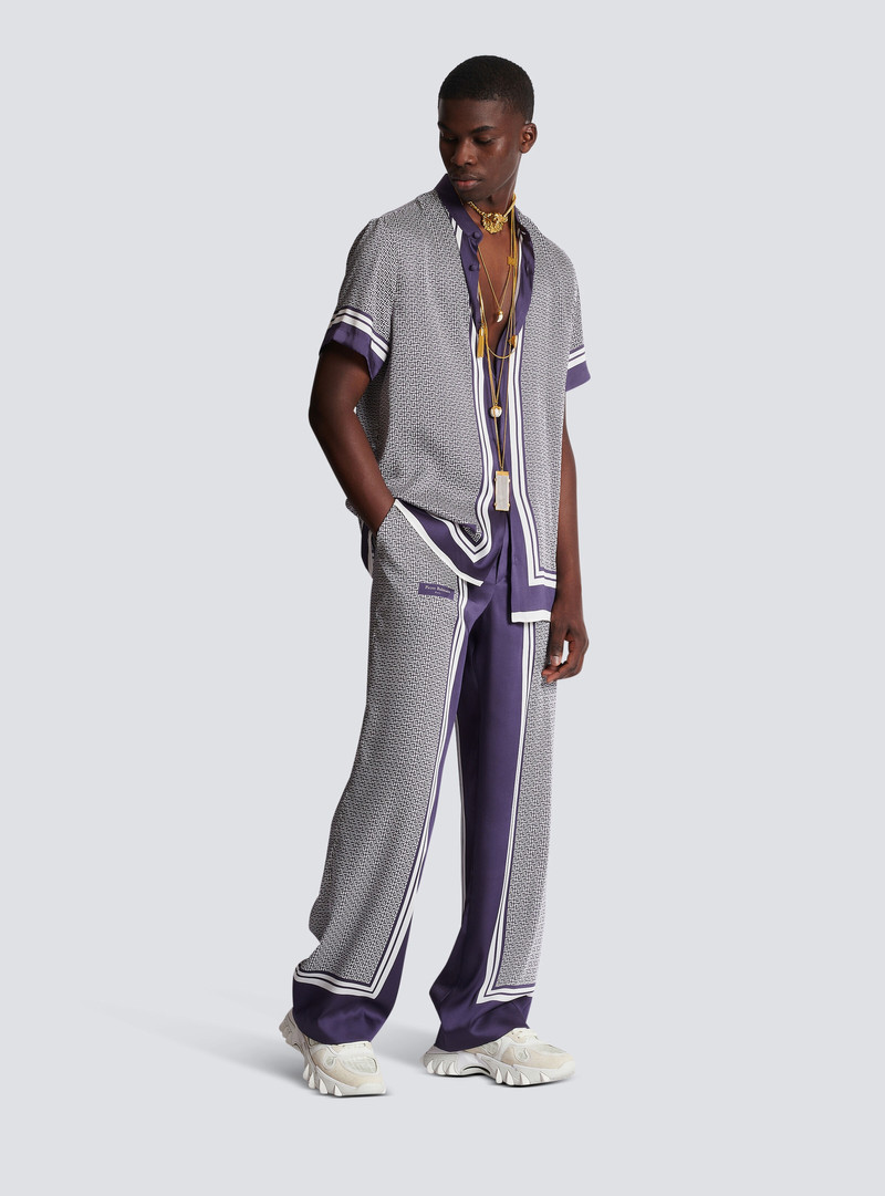 Balmain Monogrammed casual trousers outlook