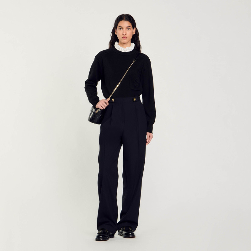 Sandro STRAIGHT-LEG TROUSERS outlook
