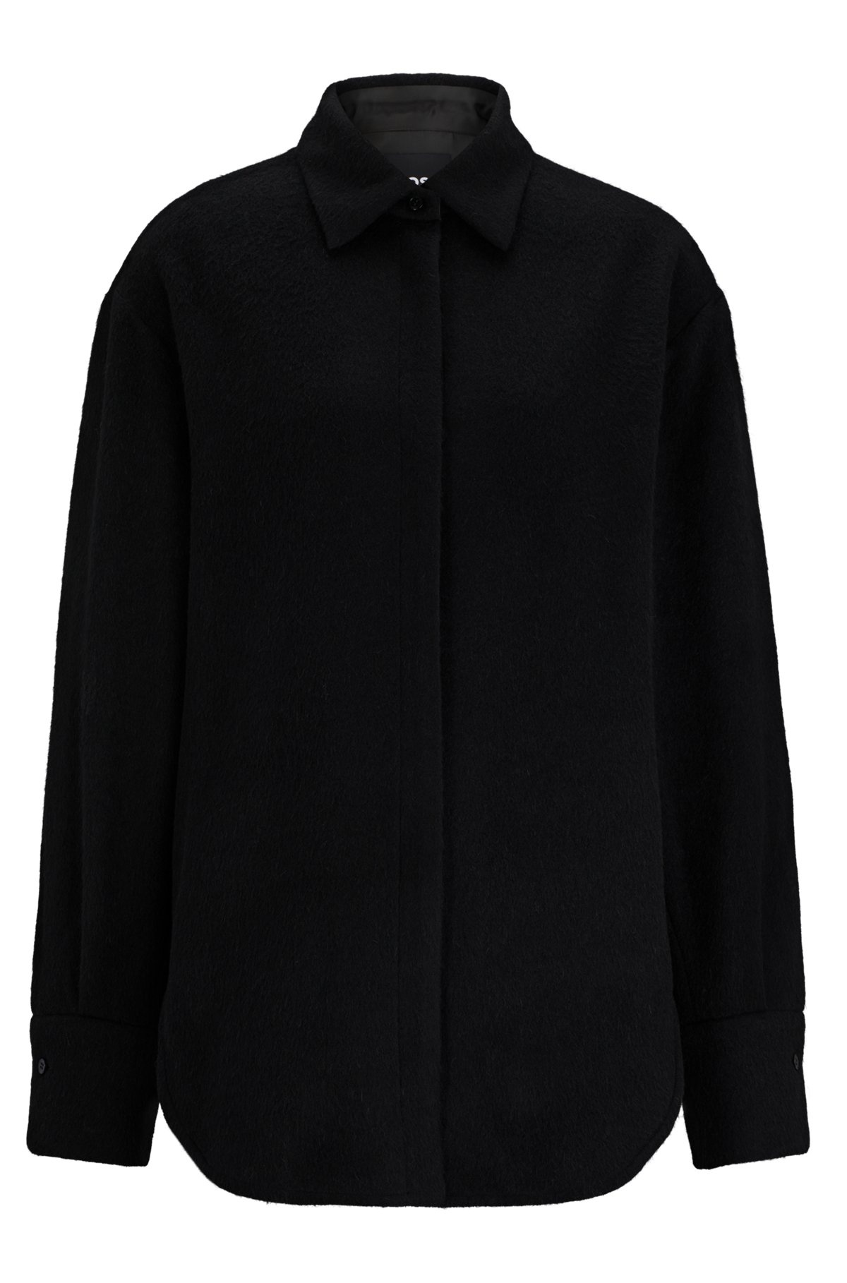 OVERSIZE WOOL-BLEND SHIRT JACKET - 1