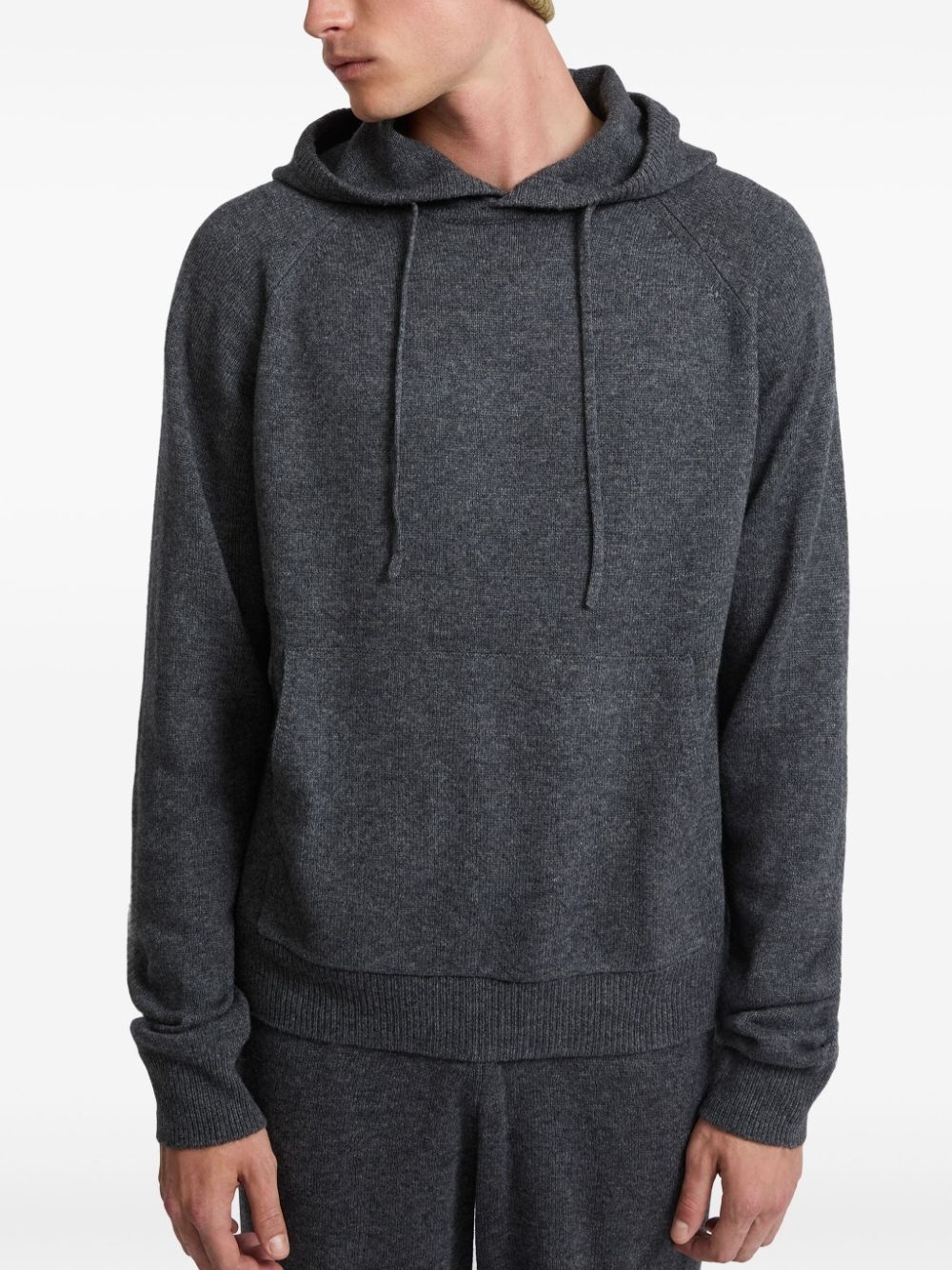 knit hoodie - 3
