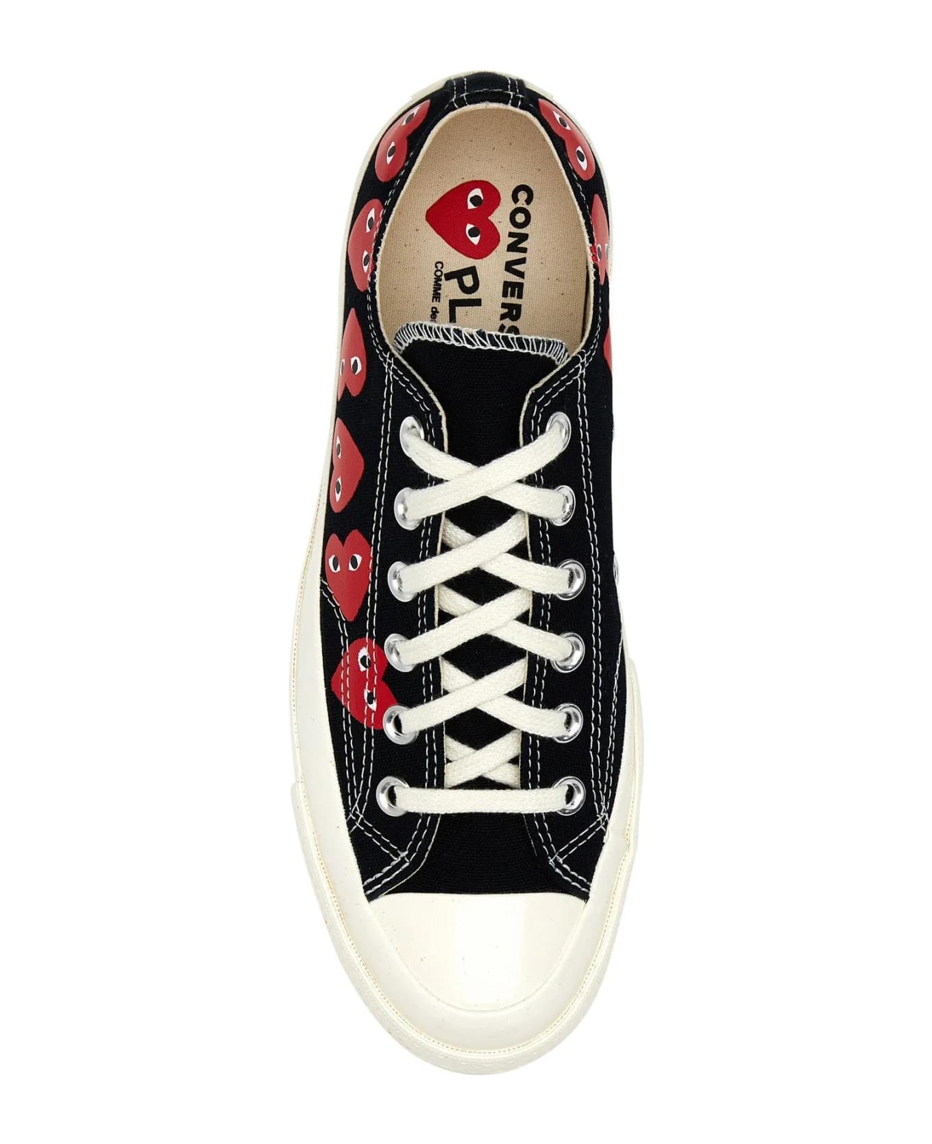 Black Canvas Comme Des Garçons X Converse Sneakers - 4
