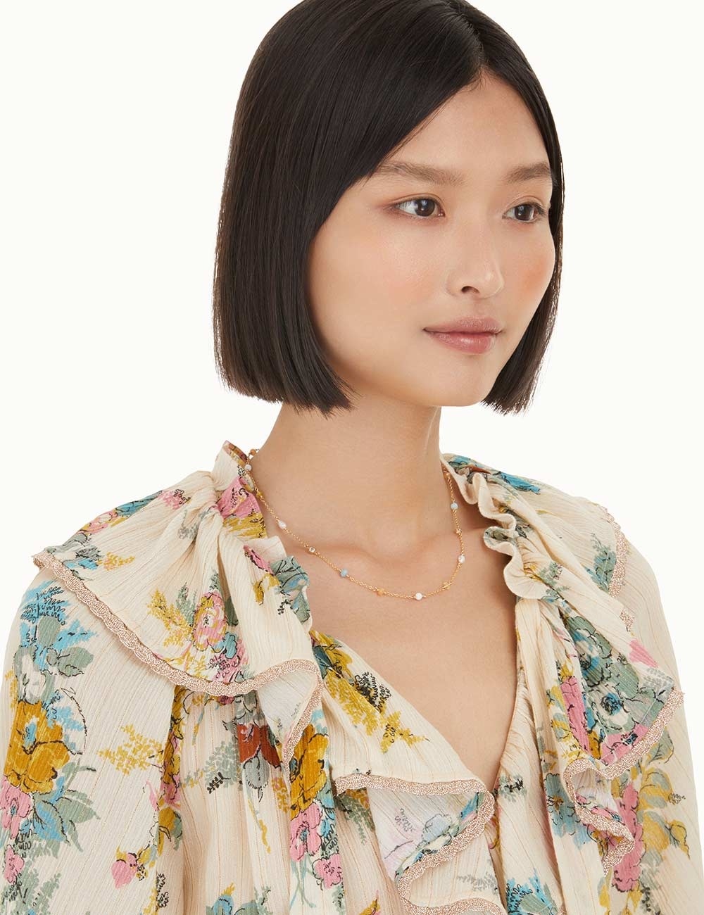 MULTI BEAD NECKLACE - 4