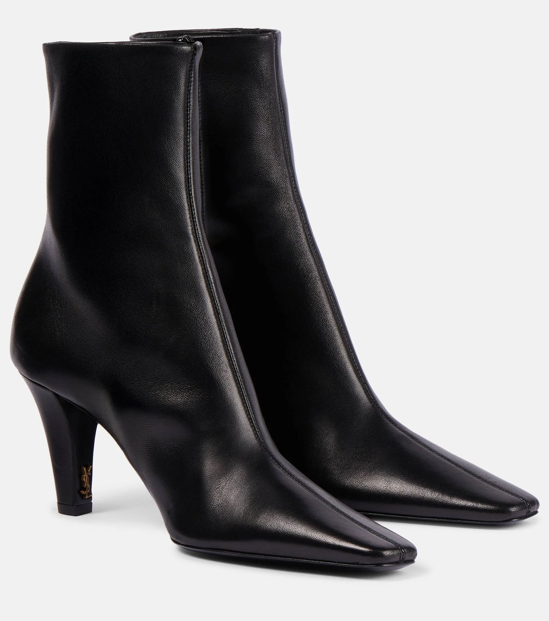 Jill 75 leather ankle boots - 1