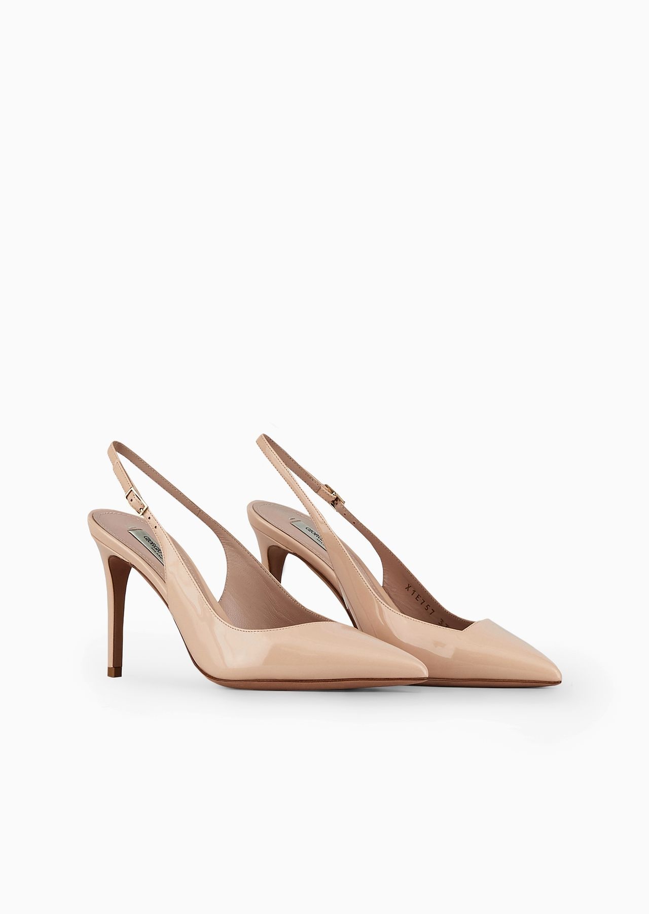 Patent leather slingbacks with asymmetric top line - 2