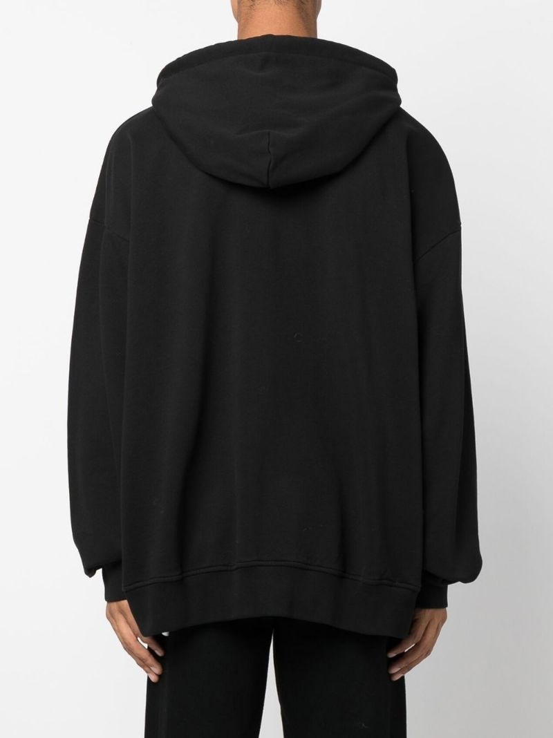 logo-print pullover hoodie - 4