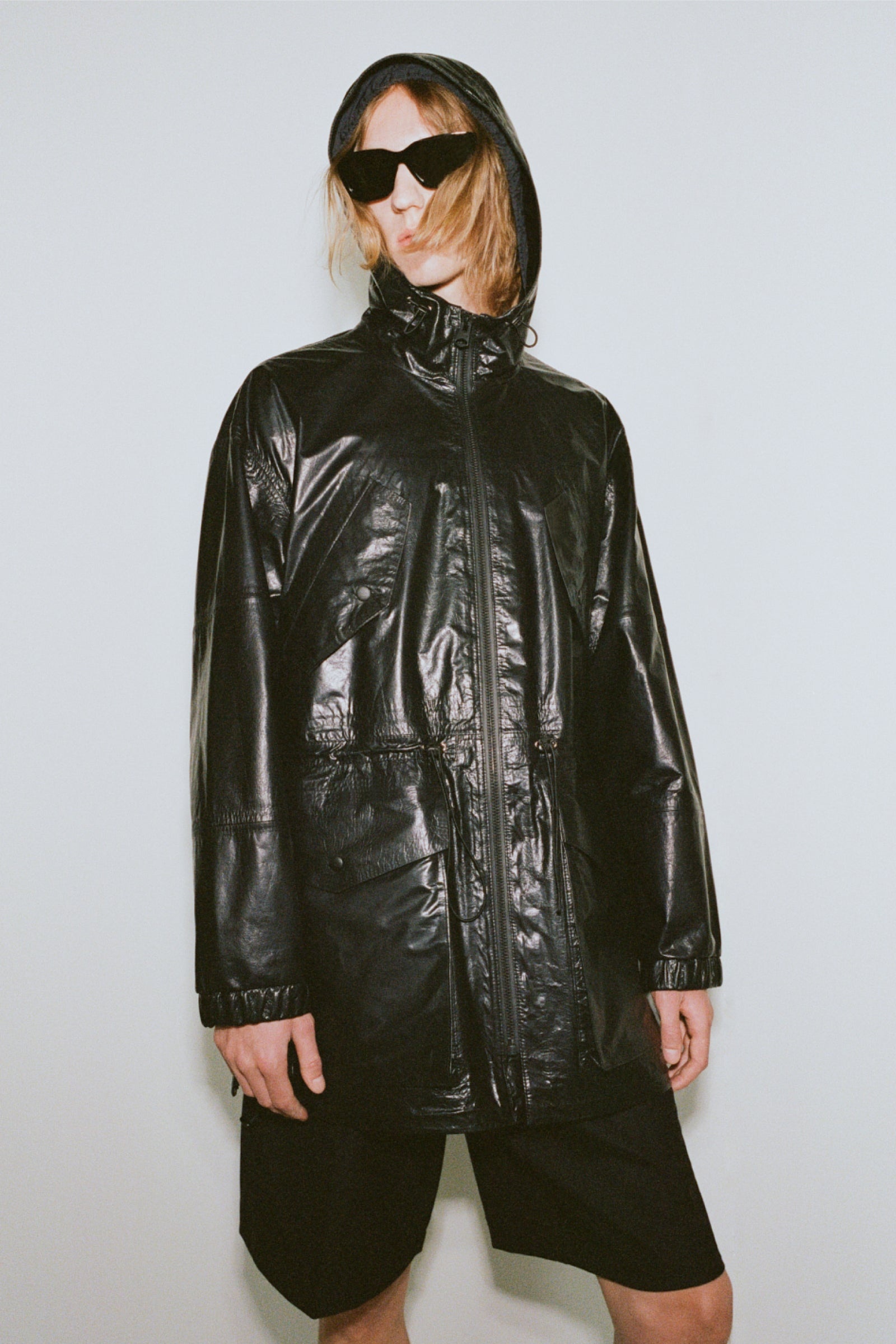 EMMET (R) Leather jacket with patch pockets - 2