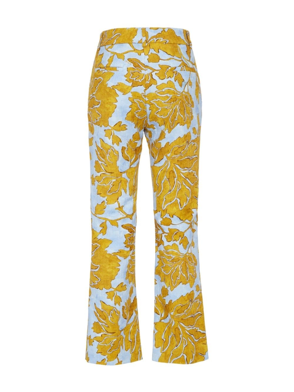 24/7 floral-print cropped trousers - 5